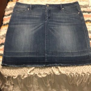 New York And Company Jean Skirt